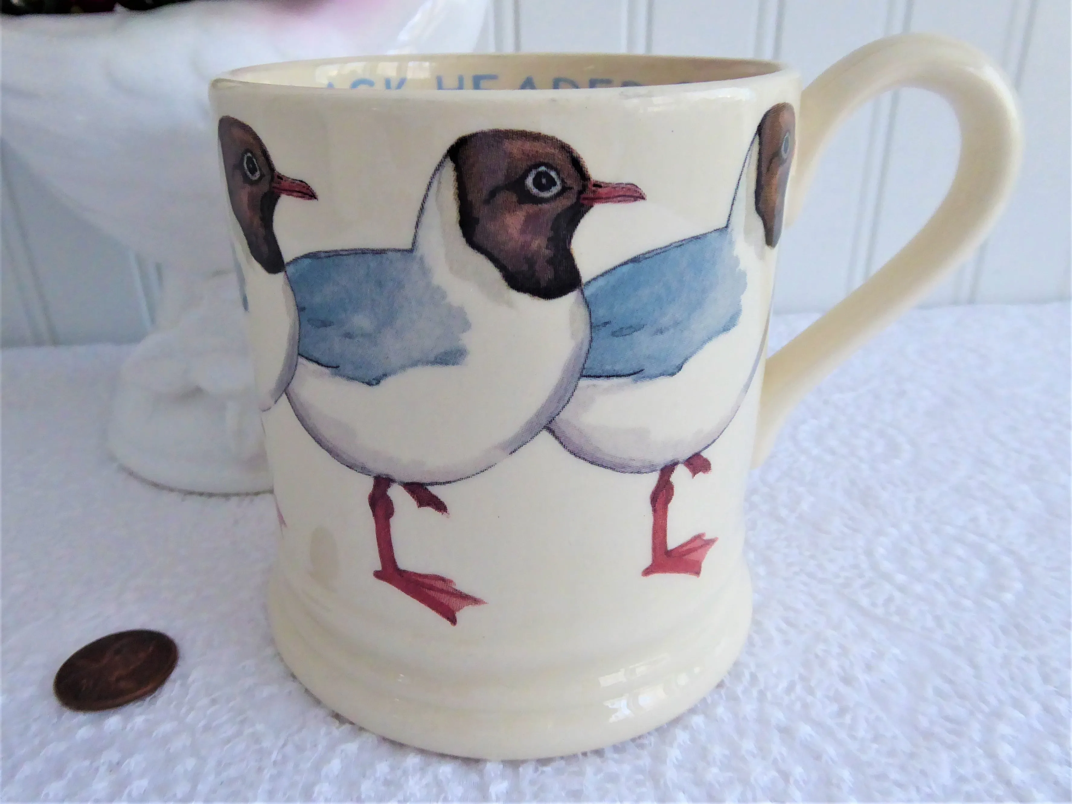 Emma Bridgewater Mug Black Headed Gull Birds 2006