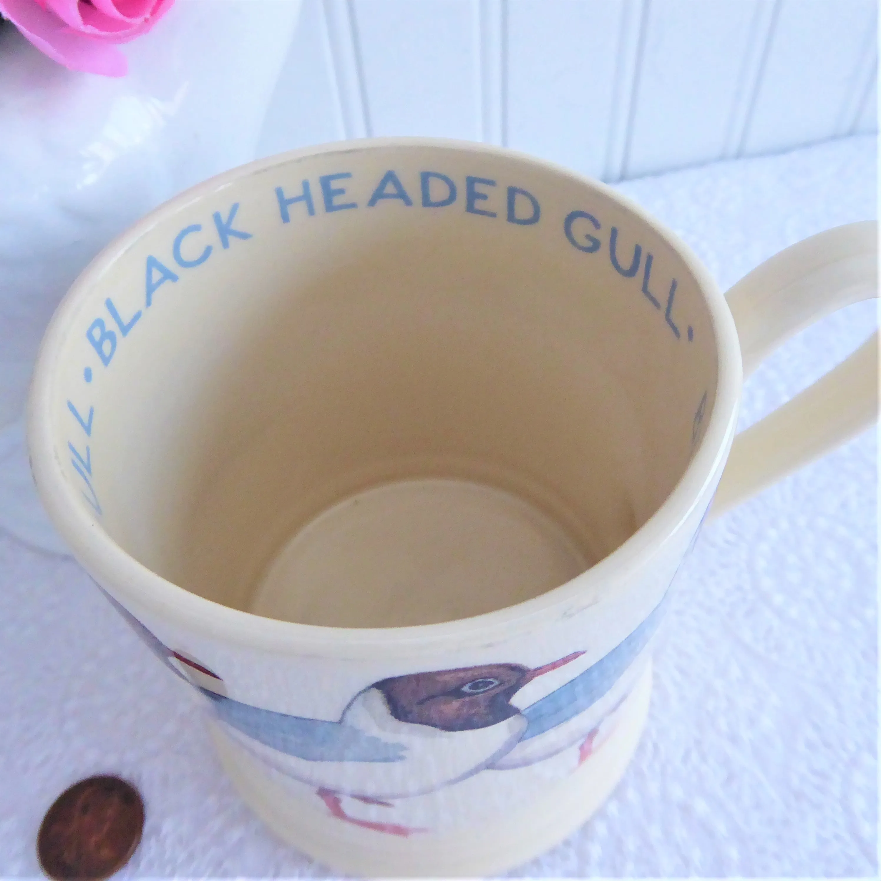 Emma Bridgewater Mug Black Headed Gull Birds 2006