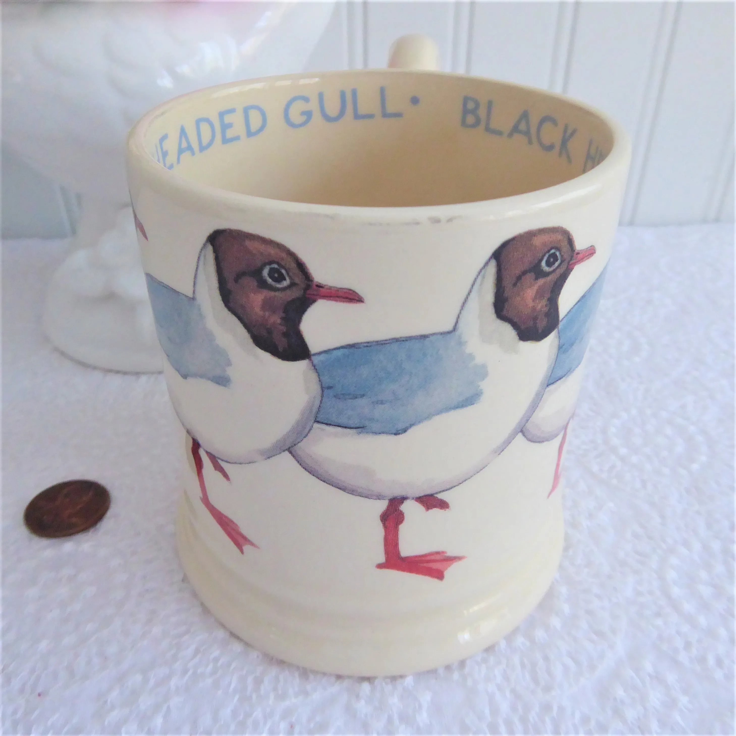 Emma Bridgewater Mug Black Headed Gull Birds 2006