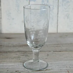 Etched Vine Champagne Flute