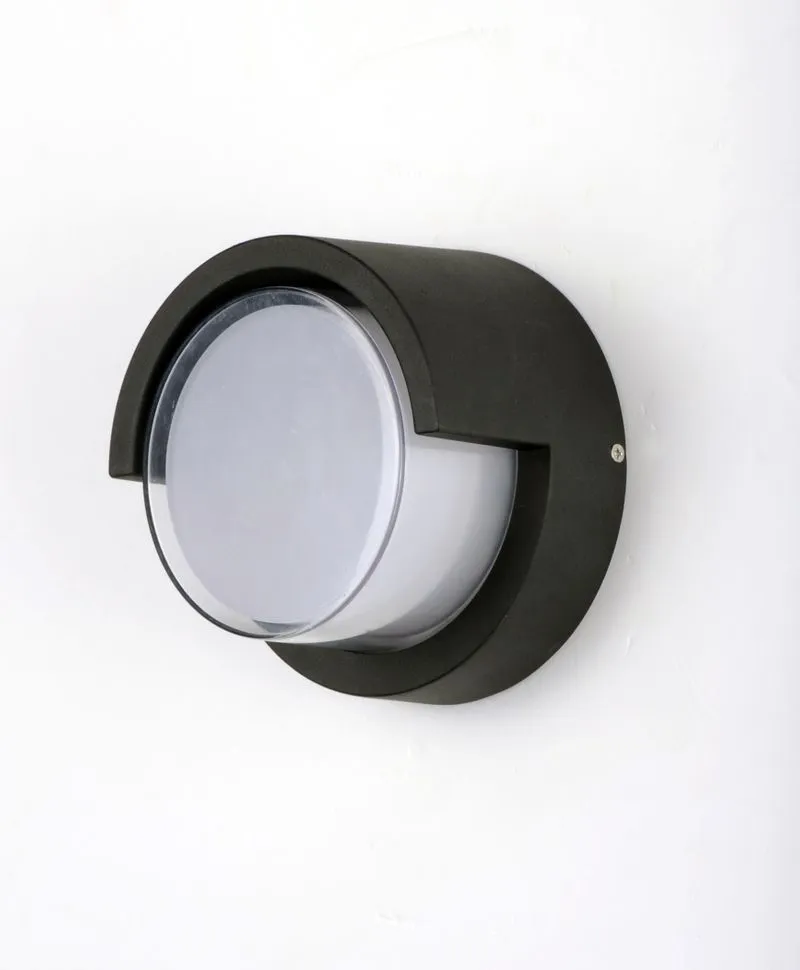 Eyebrow 6.75" Single Light Wall Sconce in Black