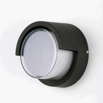 Eyebrow 6.75" Single Light Wall Sconce in Black