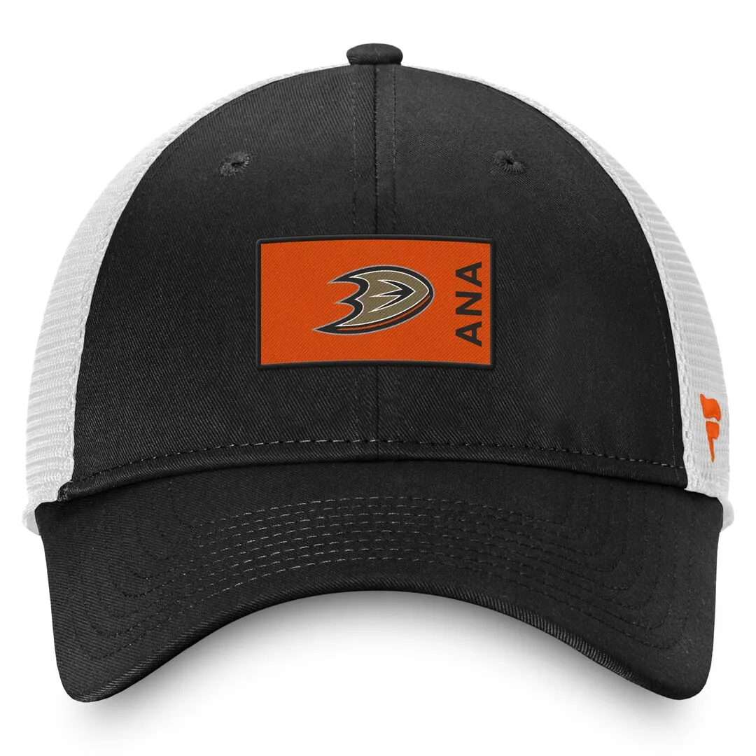 Fanatics Men's NHL Anaheim Ducks 2022 Rink Trucker Adjustable Cap