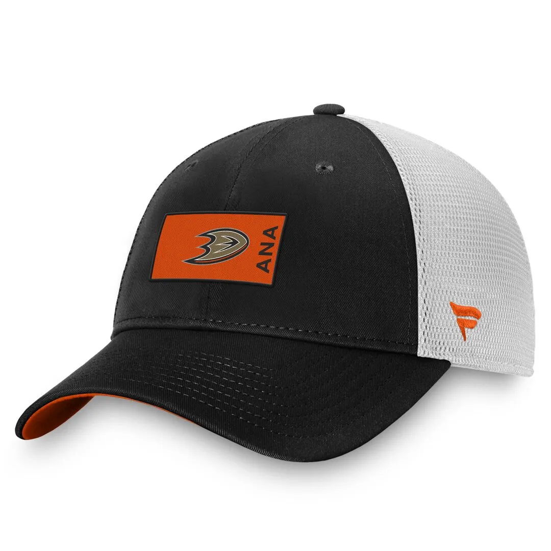 Fanatics Men's NHL Anaheim Ducks 2022 Rink Trucker Adjustable Cap