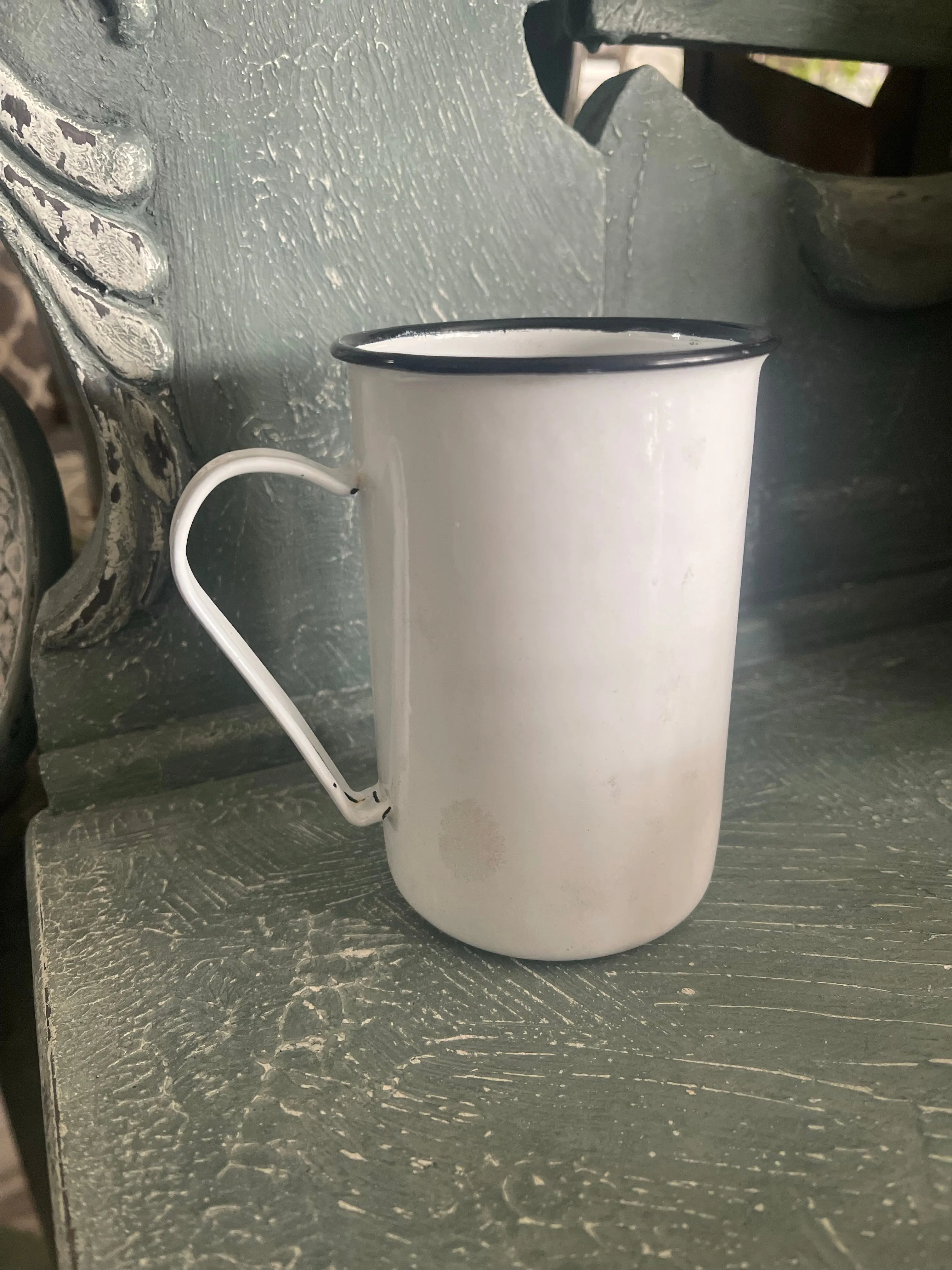 Farmhouse Enamelware Cafe Mug