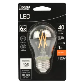 Feit A15 E26 (Medium) Filament LED Bulb Soft White 40 Watt Equivalence 1 pk