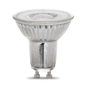 Feit Electric BPMR16GU10/500/930CA/3 LED Bulb, Track/Recessed, MR16 Lamp, 50 W Equivalent, GU10 Lamp Base, Dimmable