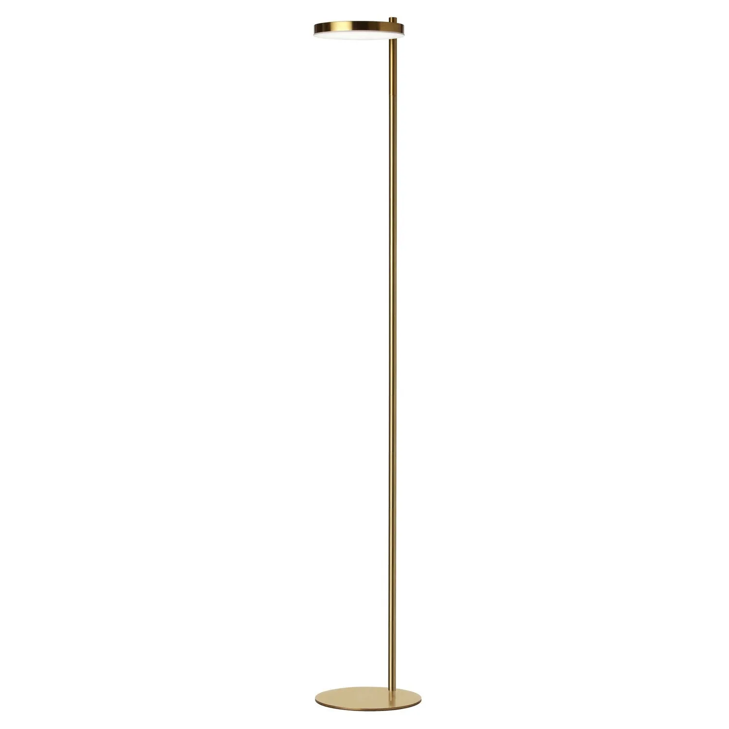 Fia LED Floor Lamp in Aged Brass