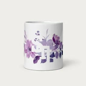 Floral Slab Coffee Mug