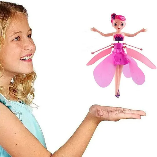 Flying Drone Fairy - Rechargeable Flying Fairy - Assorted Colours