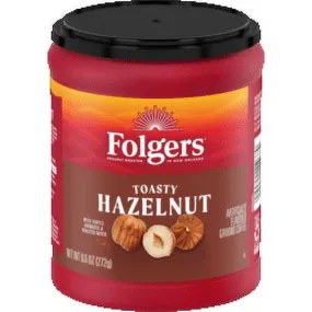 Folgers 9.6 Ounce Toasty Hazelnut Roast & Ground Coffee