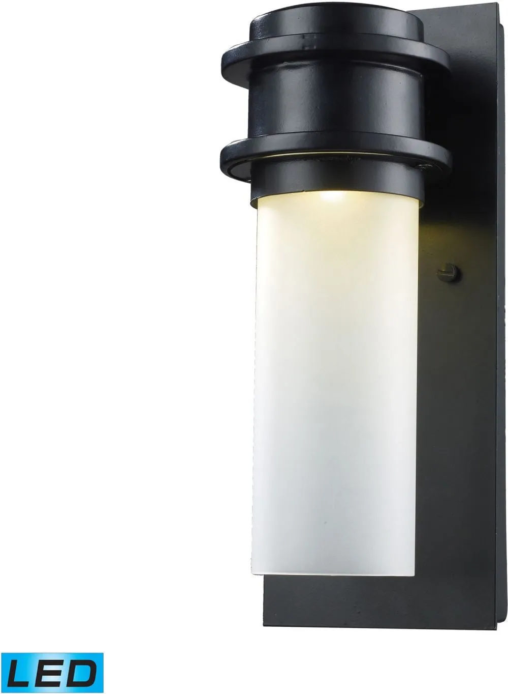 Freeport 1 Light Outdoor Led Wall Sconce In Matte Black