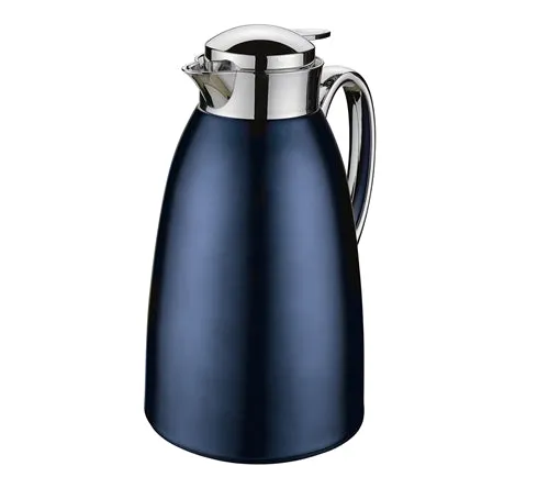 Frieling "Venezia" Insulated Server, glass liner, Blue, 34 fl. oz.