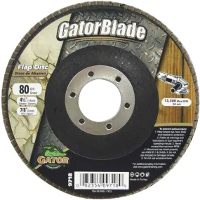 Gator Blade 4-1/2 In. 80-Grit Type 29 Angle Grinder Flap Disc