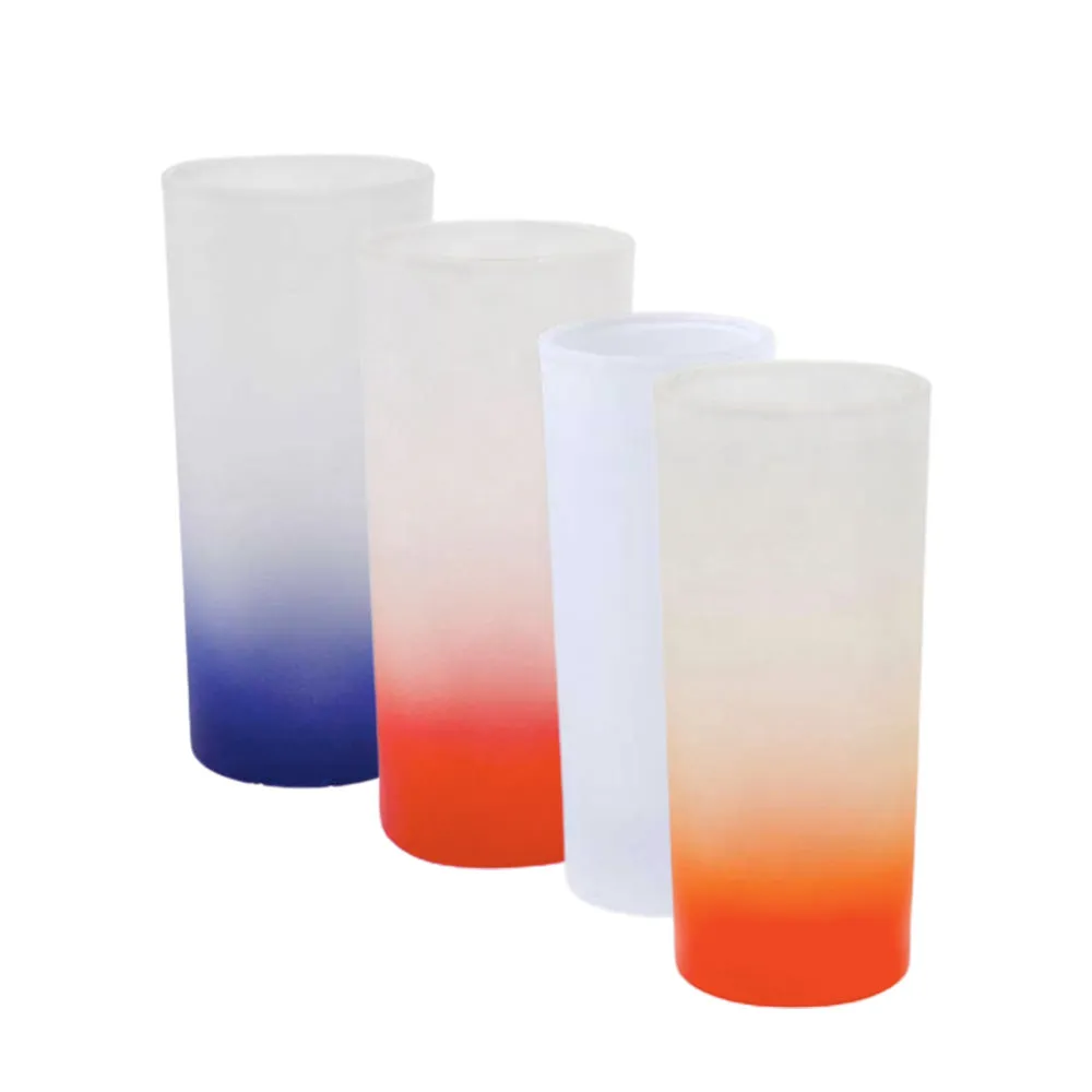 Gradient Frosted Colorful Shot Glass