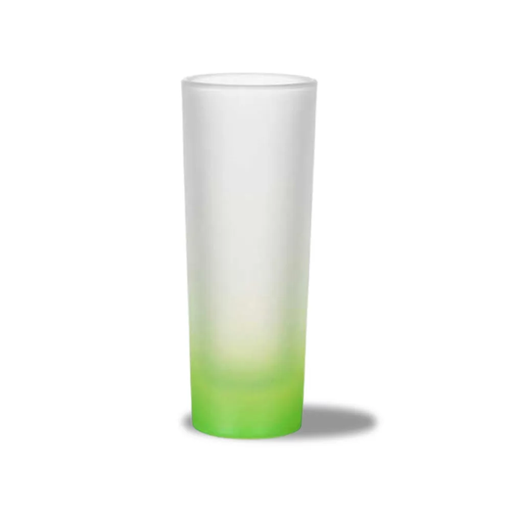 Gradient Frosted Colorful Shot Glass