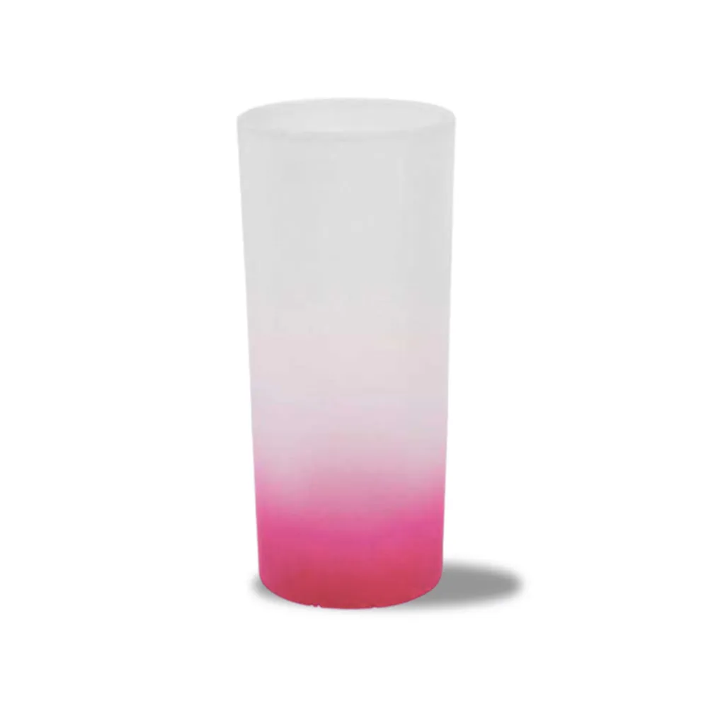 Gradient Frosted Colorful Shot Glass