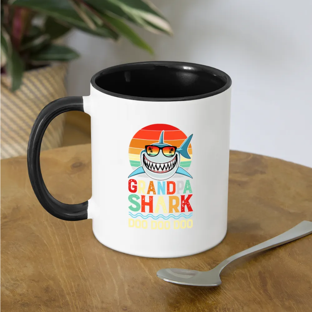 Grandpa Shark Doo Doo Doo Coffee Mug