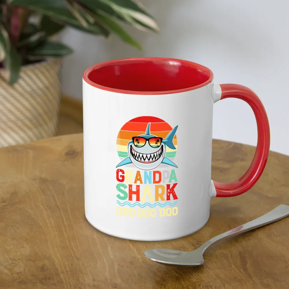 Grandpa Shark Doo Doo Doo Coffee Mug