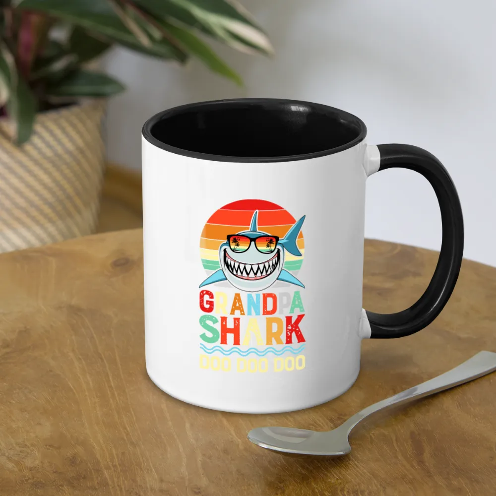 Grandpa Shark Doo Doo Doo Coffee Mug