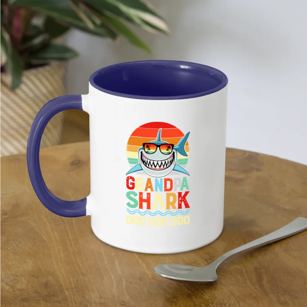 Grandpa Shark Doo Doo Doo Coffee Mug