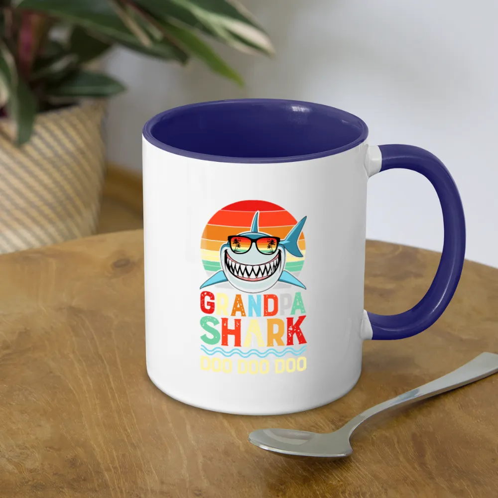 Grandpa Shark Doo Doo Doo Coffee Mug