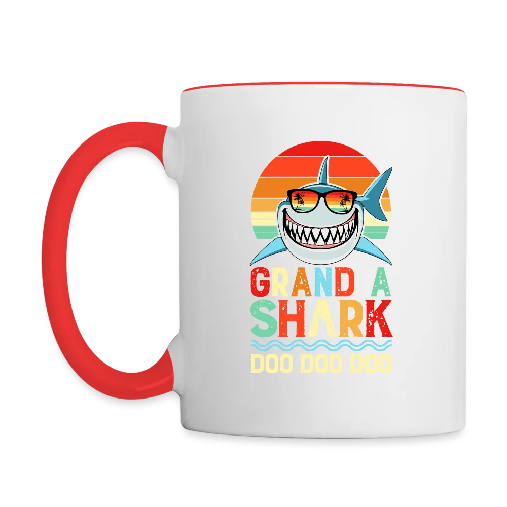 Grandpa Shark Doo Doo Doo Coffee Mug