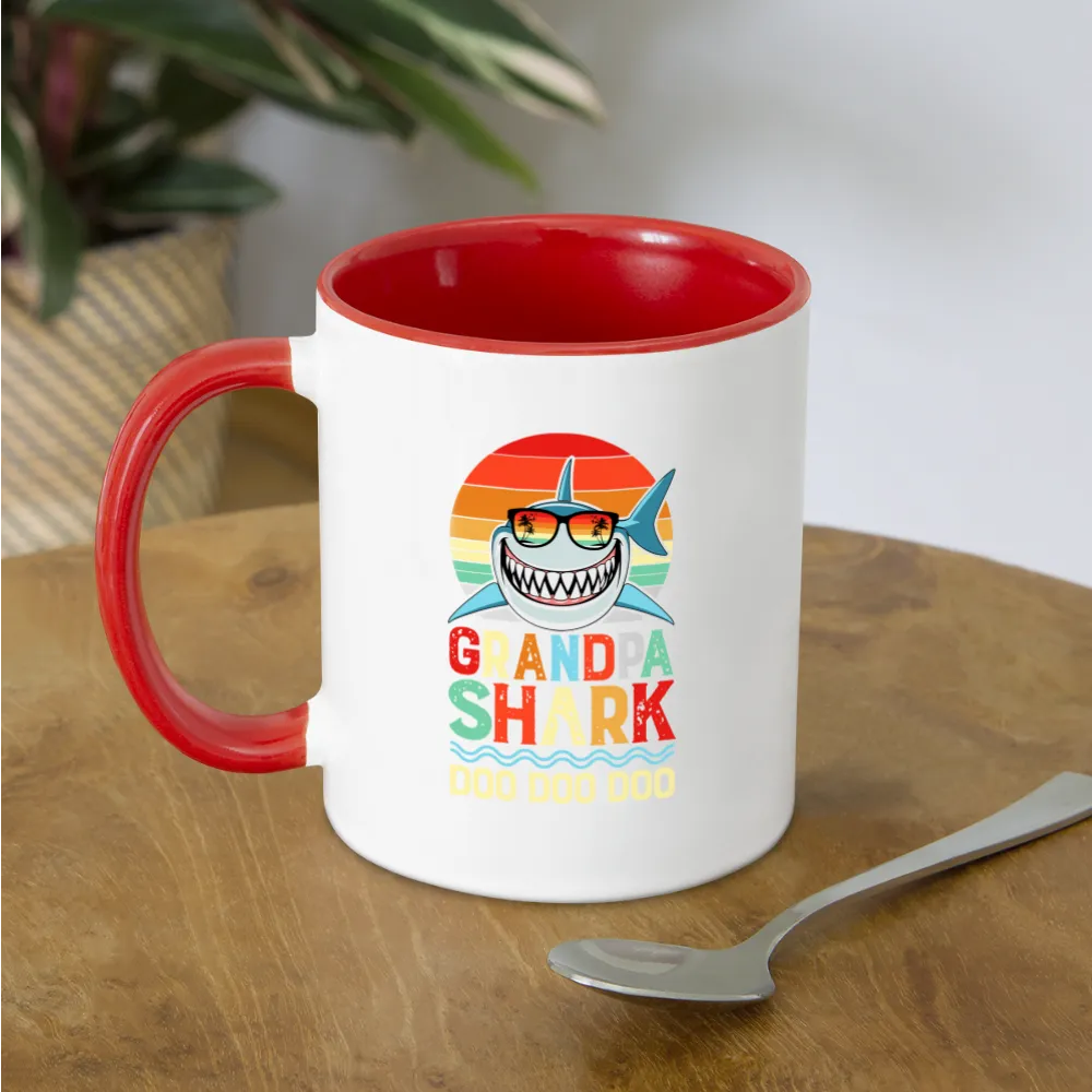 Grandpa Shark Doo Doo Doo Coffee Mug