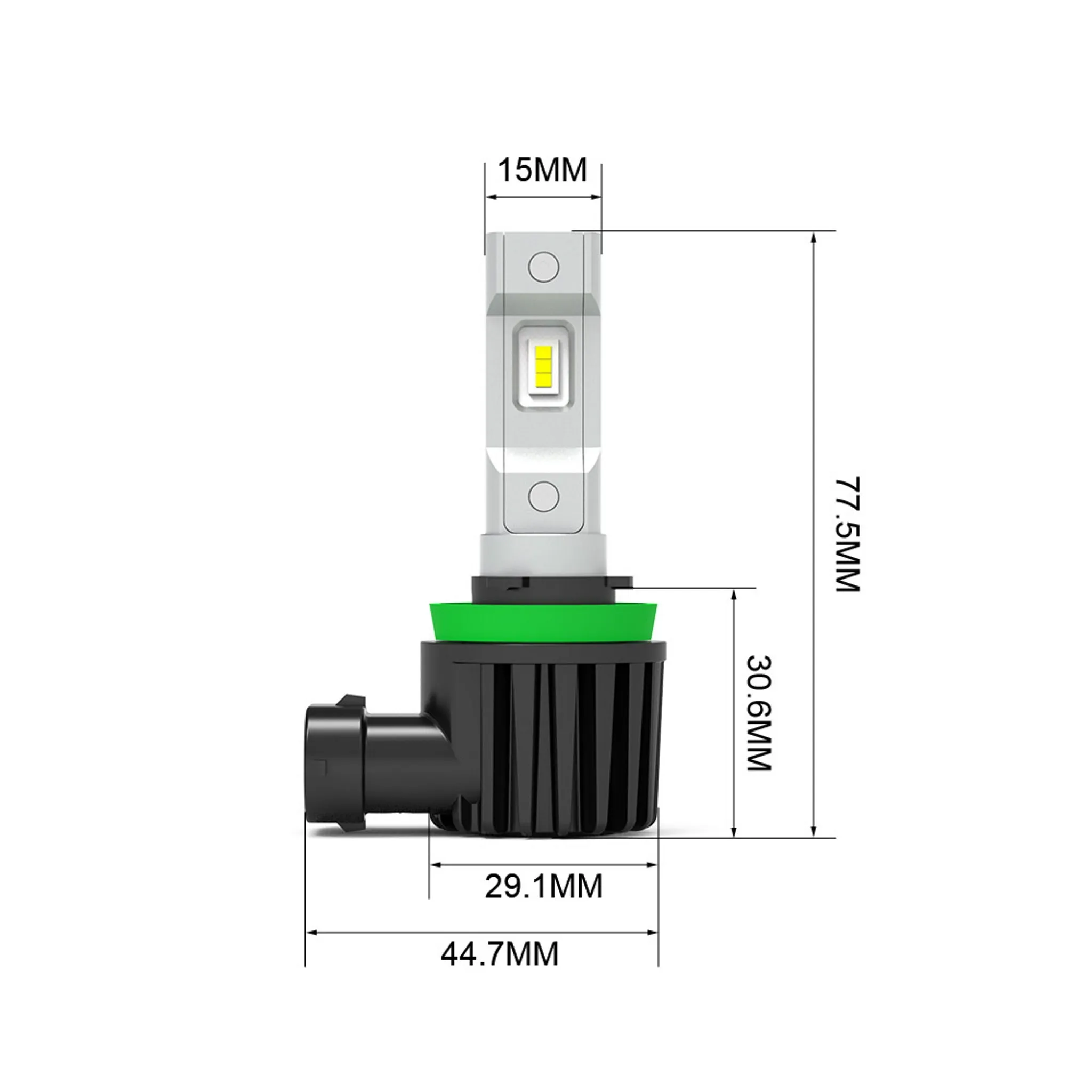 H11 Velocity Plus LED Headlight Bulbs (Single)