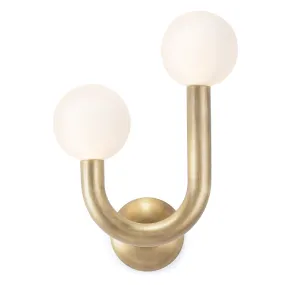 Happy Sconce Left Side (Natural Brass)