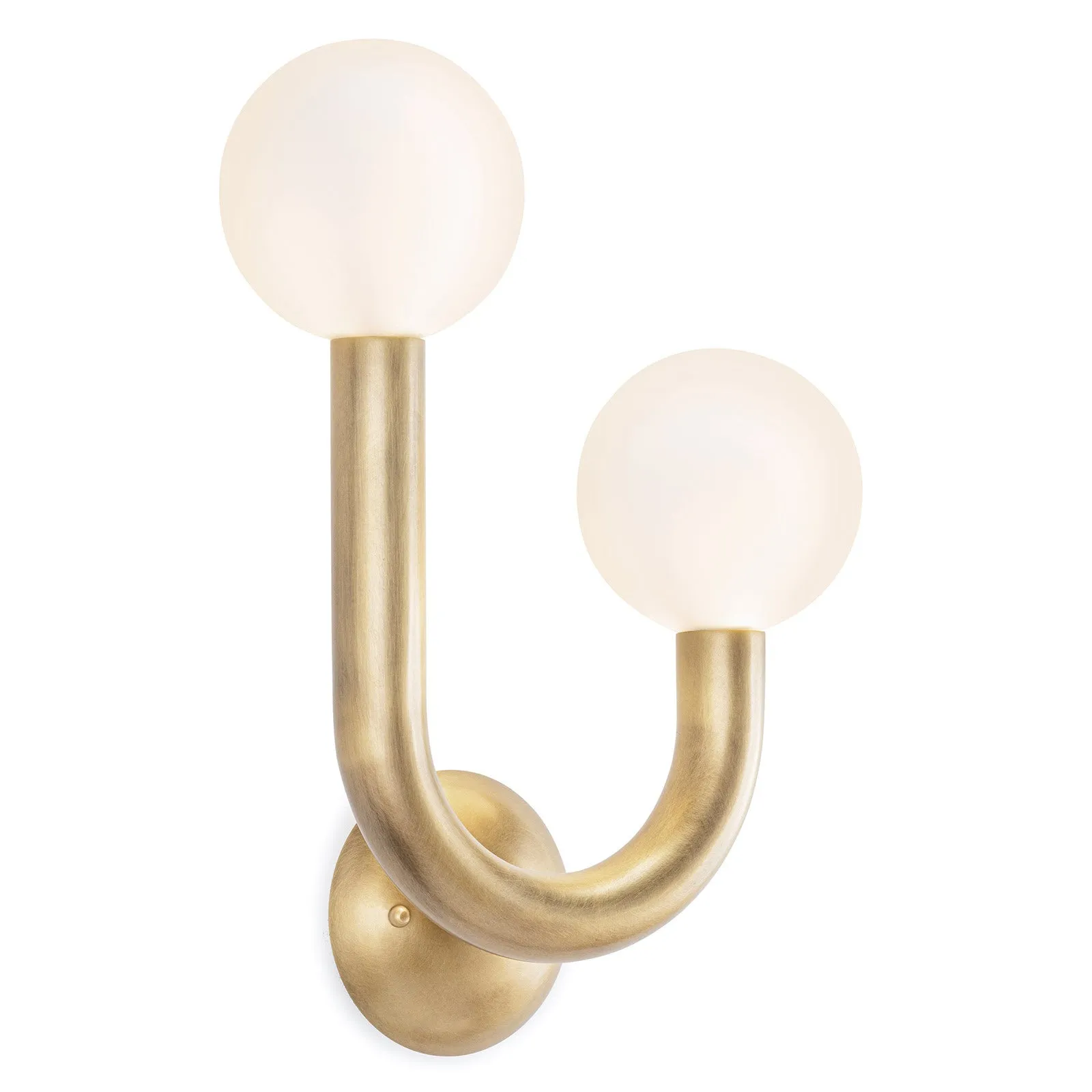 Happy Sconce Left Side (Natural Brass)