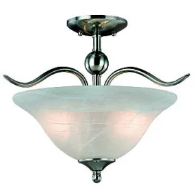 Hardware House 104289 Ceiling Fixture - Dover Series/2 light, Semi-Flush