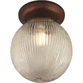 Hardware House 164337 Ceiling Light, 1 Light ~ Classic Bronze