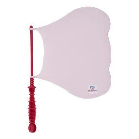 Heart Home Hand Fan | Plastic Hath Pankha | Hand Fan for Summer | Beejna for Natural Air | Caty Fan | Useful for Travel | Hand Fan for Cool Air | Pink