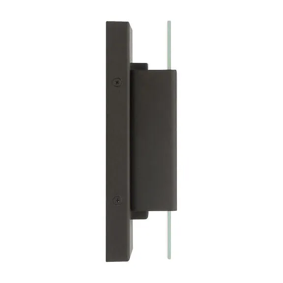 Hubert 8" Bronze Outdoor LED Wall Sconce