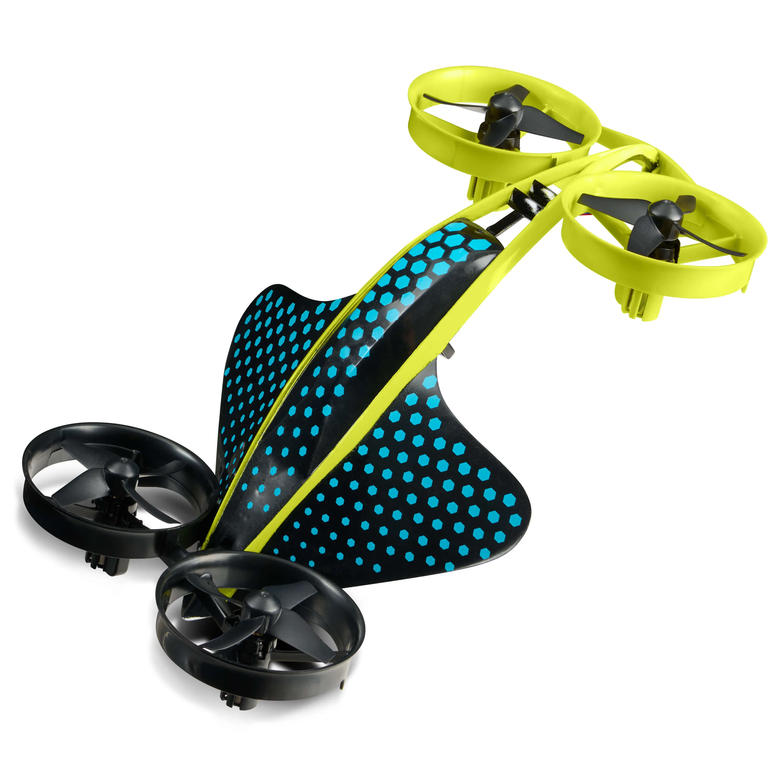 Hybrid Stunt Drone 3-in-1 Air To Water Quadcopter Remote Control Flying Toy/Diving Boat/Racing Car for Kids