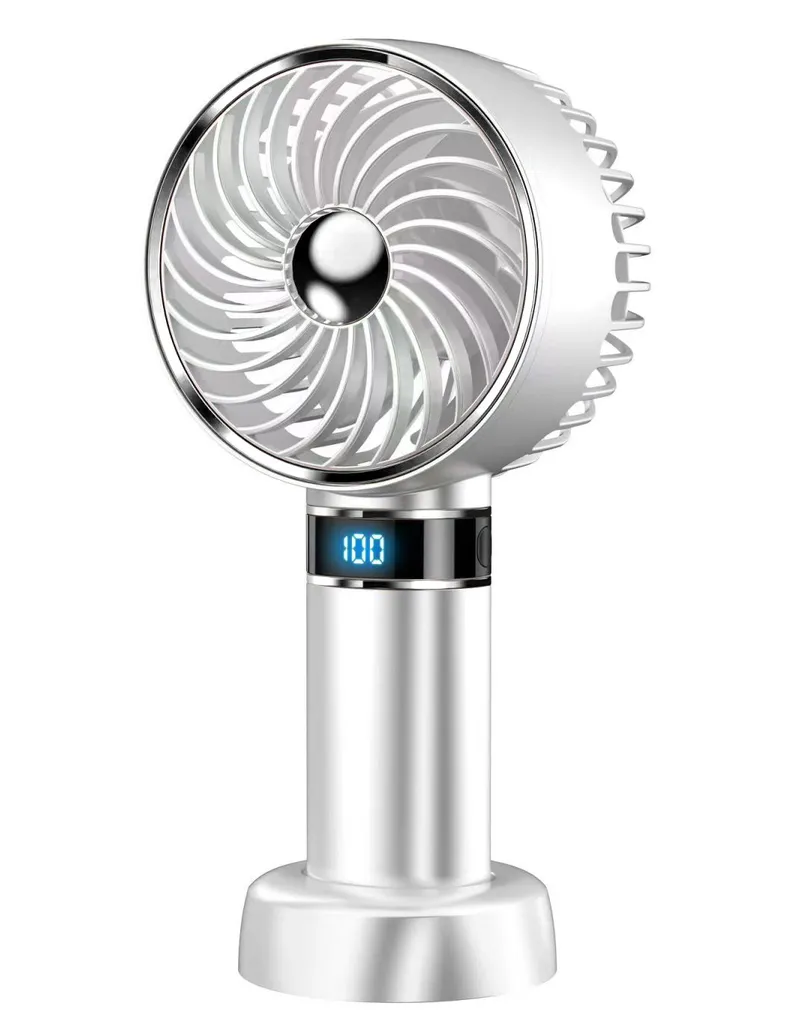 i2 Handheld Fan with base ( USB  Charge )