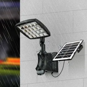 Industrial Solar Waterproof Adjustable Outdoor LED Split Wall Sconce Lamp