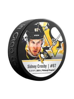 Inglasco NHL Pittsburgh Penguins Sidney Crosby Puck