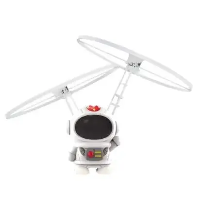 Interactive Flying Mini Astronaut Drone – Hand-Controlled Robot Toy with Lights, Perfect Outdoor Fun Gift for Kids