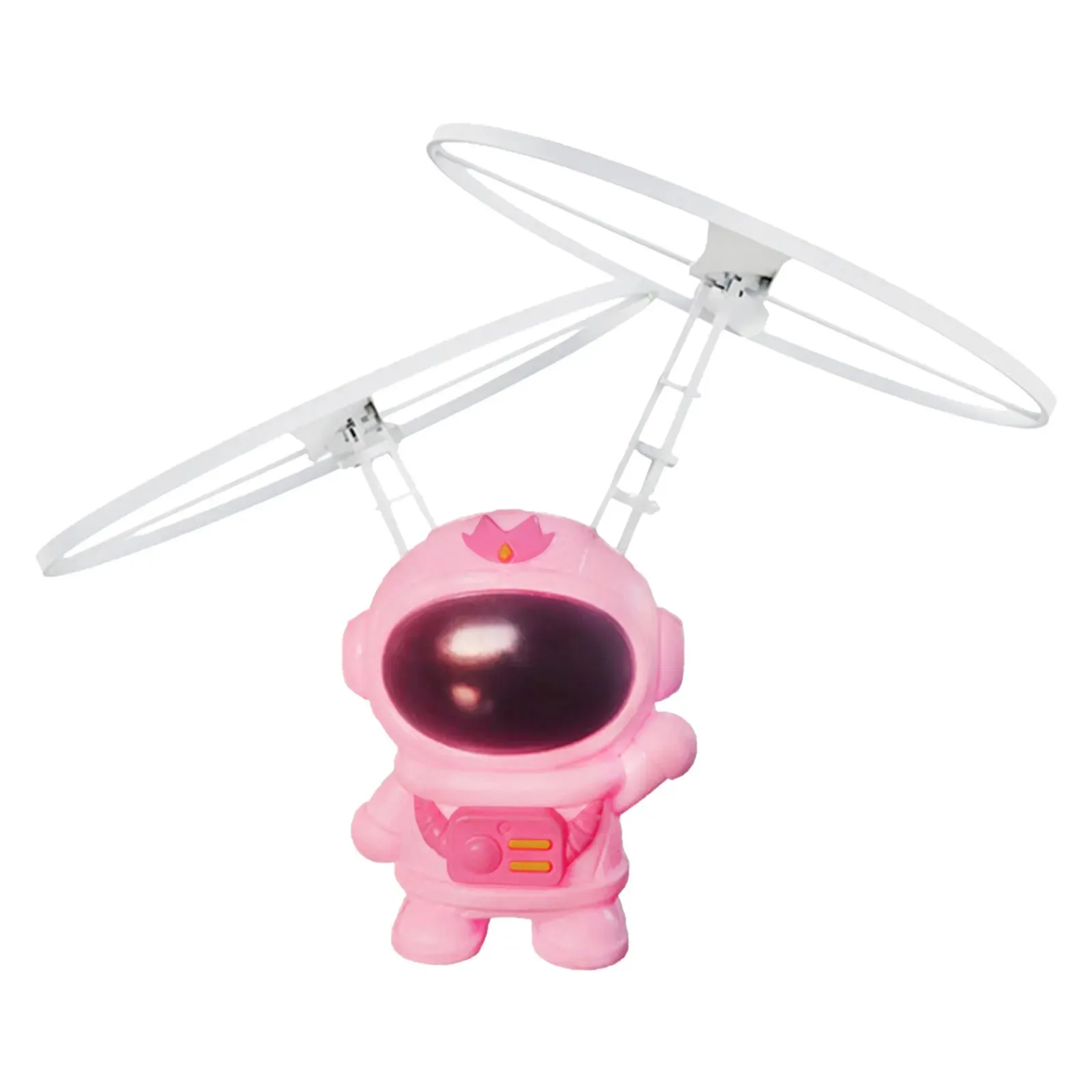 Interactive Flying Mini Astronaut Drone – Hand-Controlled Robot Toy with Lights, Perfect Outdoor Fun Gift for Kids