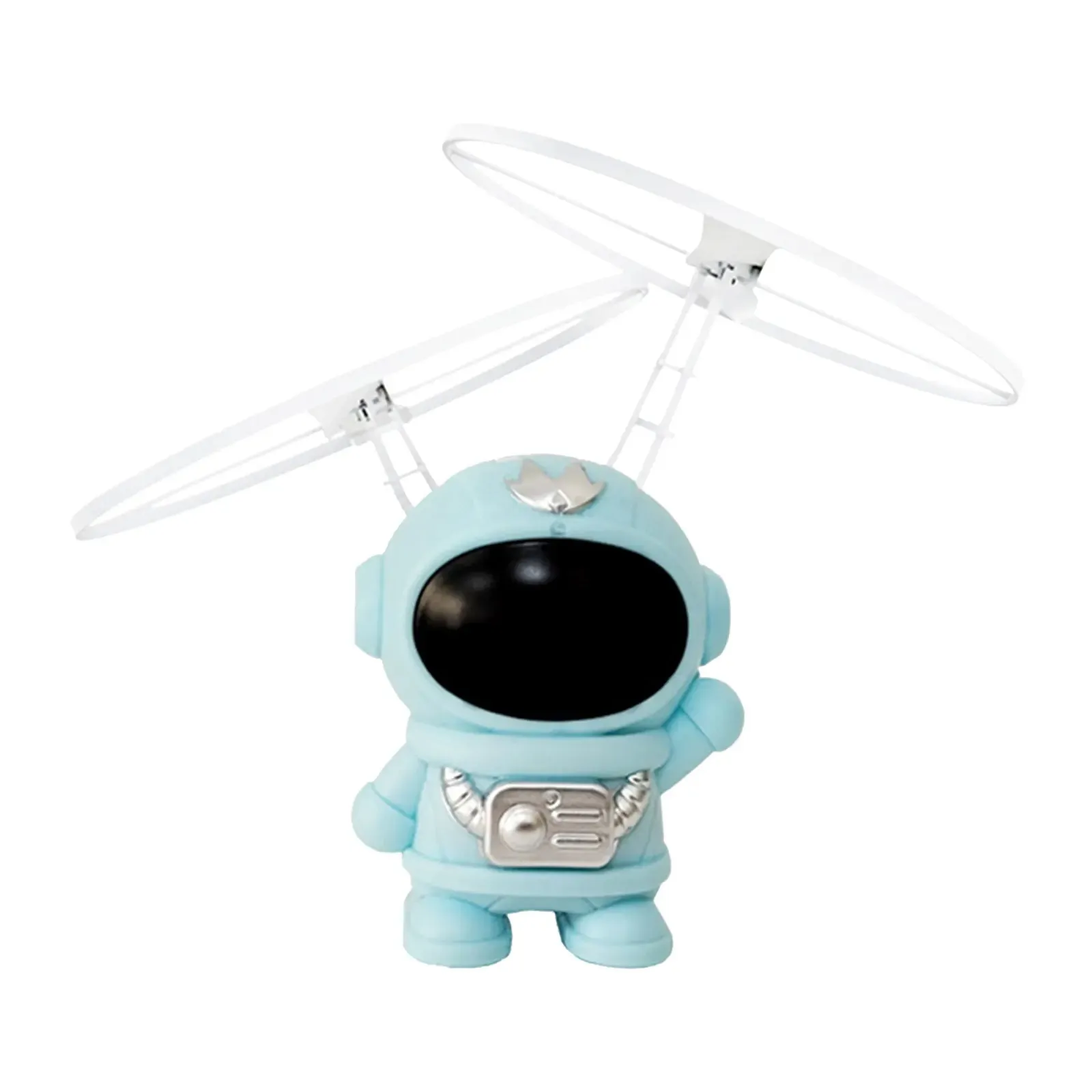 Interactive Flying Mini Astronaut Drone – Hand-Controlled Robot Toy with Lights, Perfect Outdoor Fun Gift for Kids