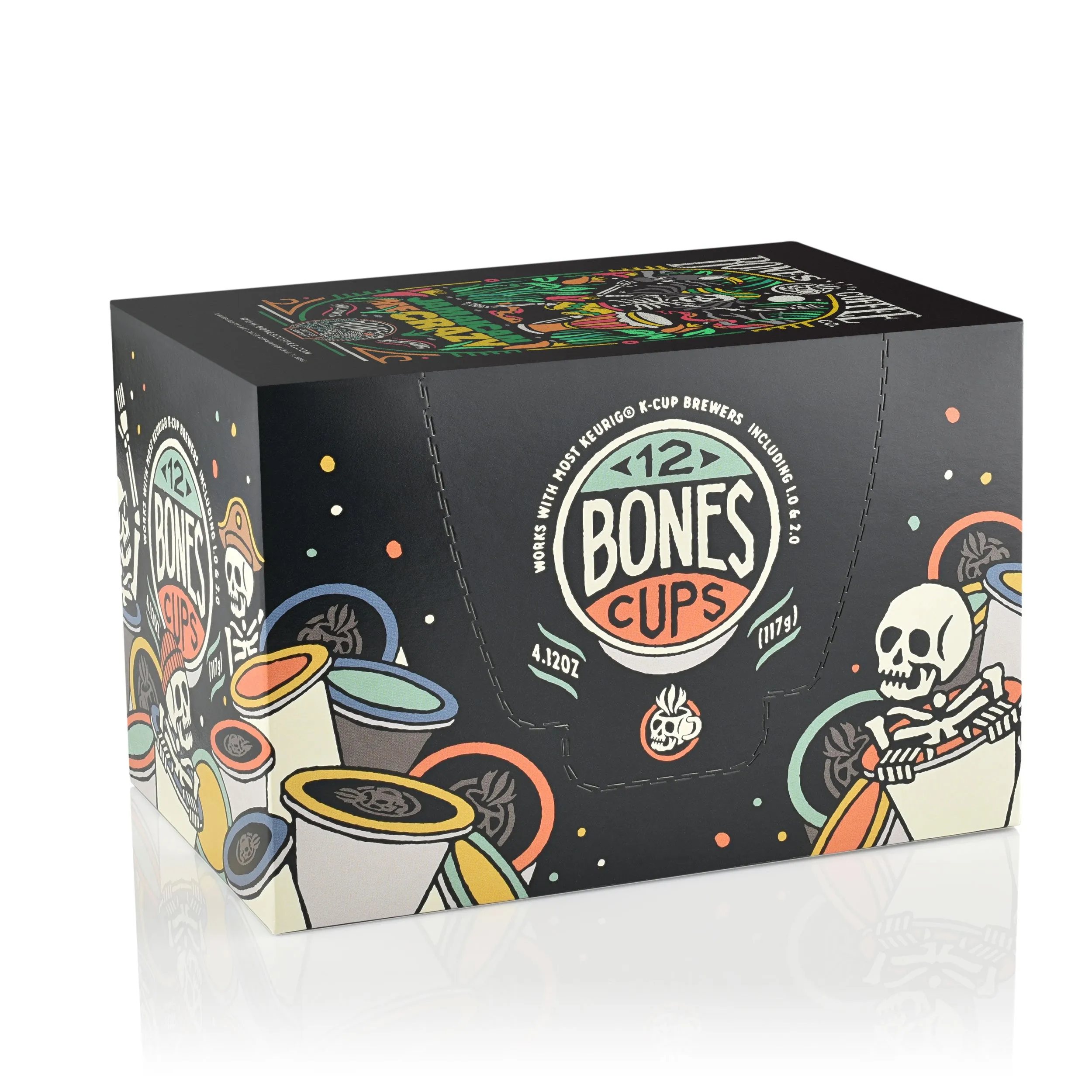 Jamaican Me Crazy® Bones Cups - 12 Count