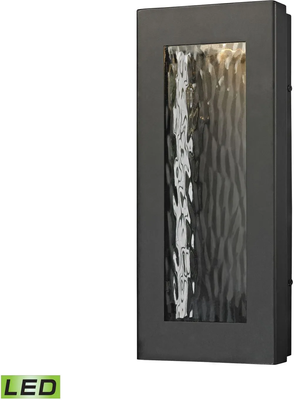 Jeremy Led Outdoor Wall Sconce In Matte Black