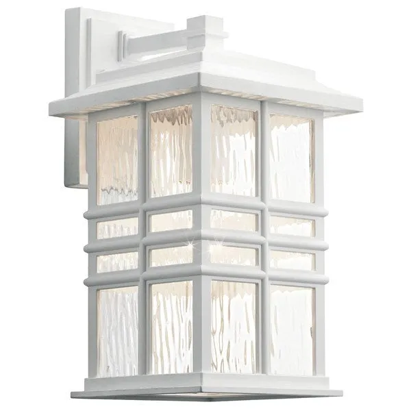 Kichler 49830WH Beacon Square 14" 1 Light Wall Light White