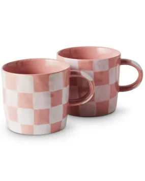 KIP & CO CHECKERED MUG | 2P Set