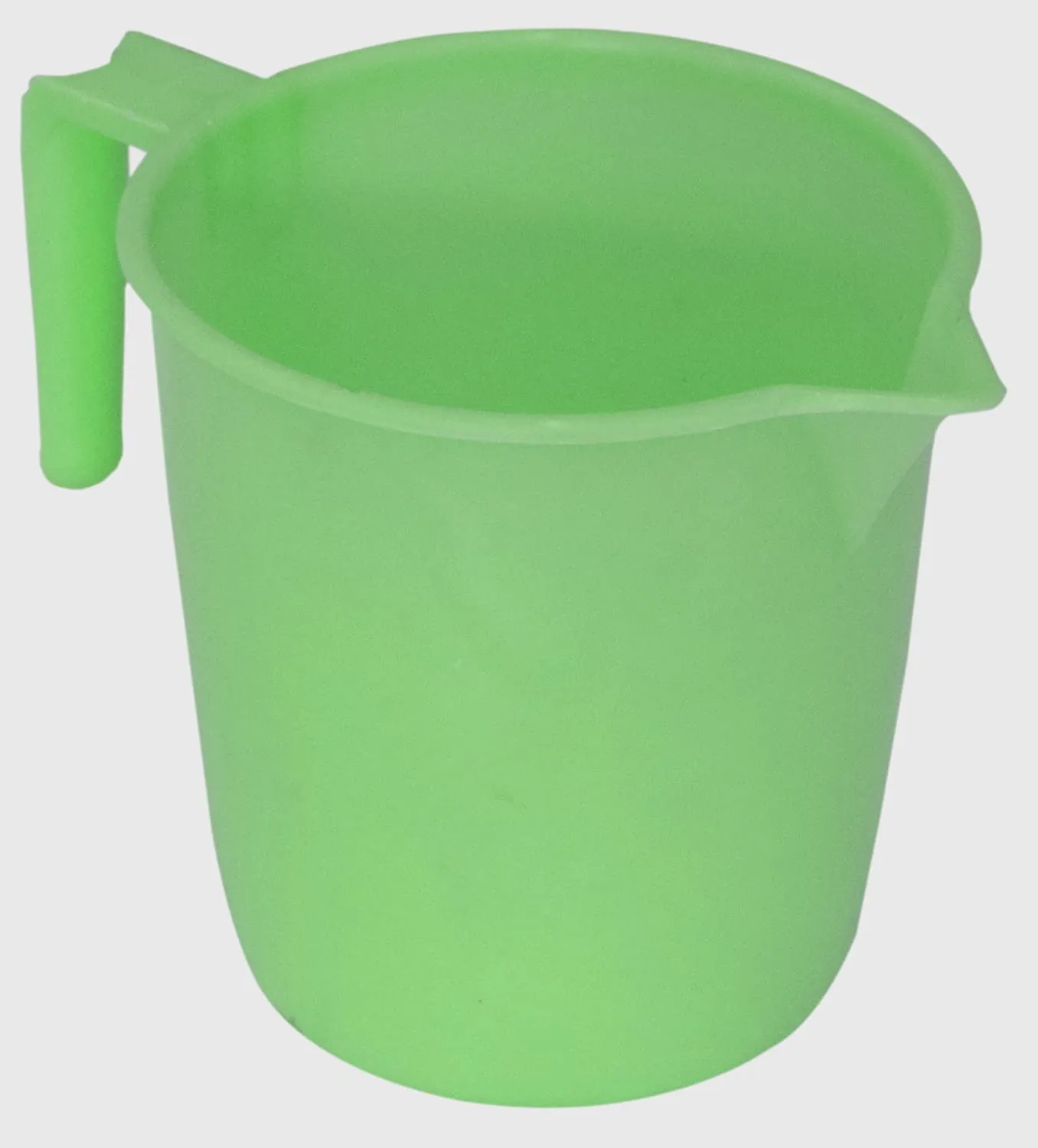 Kuber Industries 4 Pieces Plastic Bucket, Dustbin, Mug & Stool Set (Green)