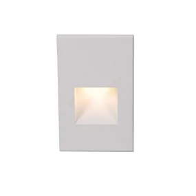 LED200 LED Step & Wall Light in White on Aluminum