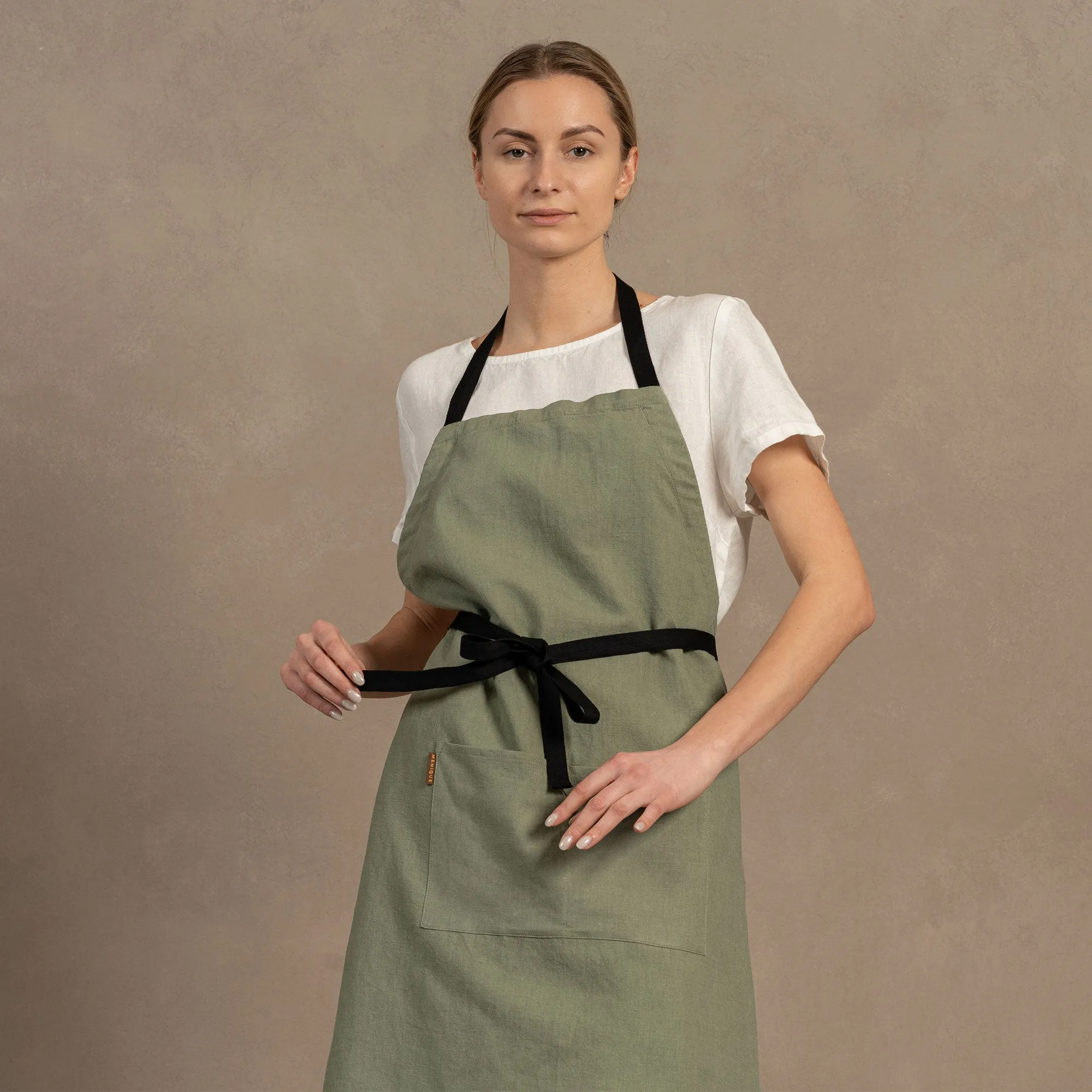 Linen & Cotton Adjustable Apron