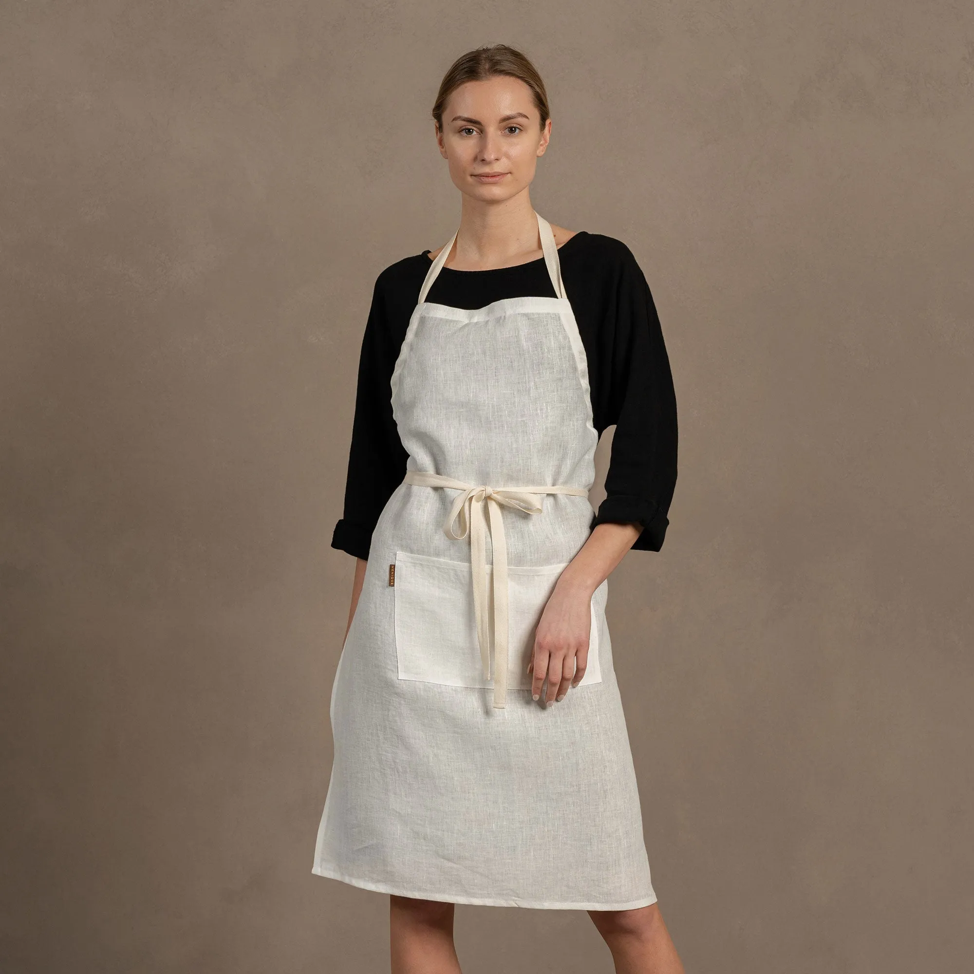 Linen & Cotton Adjustable Apron